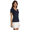 Bleu marine - Side - SOLS - T-shirt IMPERIAL - Femme