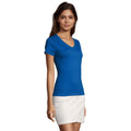 Bleu roi - Side - SOLS - T-shirt IMPERIAL - Femme