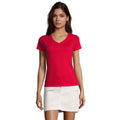 Rouge - Front - SOLS - T-shirt IMPERIAL - Femme