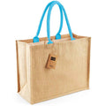 Beige pâle - Bleu surf - Side - Westford Mill - Sac de courses CLASSIC