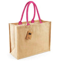 Beige pâle - Fuchsia - Front - Westford Mill - Sac de courses CLASSIC