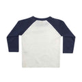 Blanc - Bleu marine - Back - Larkwood - T-shirt - Enfant