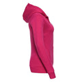 Fuchsia - Side - Russell - Veste à capuche AUTHENTIC - Femme