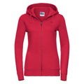 Rouge classique - Front - Russell - Veste à capuche AUTHENTIC - Femme