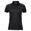 Noir - Front - Tee Jays - Polo LUXURY - Femme