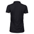 Noir - Back - Tee Jays - Polo LUXURY - Femme