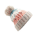 Blanc - Corail - Back - Beechfield - Bonnet - Adulte