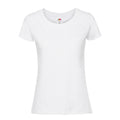 Blanc - Front - Fruit of the Loom - T-shirt PREMIUM - Femme