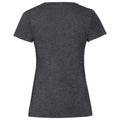 Gris foncé chiné - Back - Fruit of the Loom - T-shirt - Femme