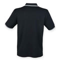 Noir - Blanc - Back - Henbury - Polo - Homme