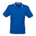 Bleu roi - Blanc - Front - Henbury - Polo - Homme