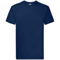 Bleu marine - Front - Fruit of the Loom - T-shirt SUPER PREMIUM - Adulte