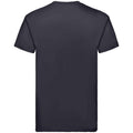 Bleu marine foncé - Back - Fruit of the Loom - T-shirt SUPER PREMIUM - Adulte