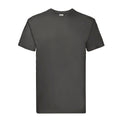 Graphite clair - Front - Fruit of the Loom - T-shirt SUPER PREMIUM - Adulte