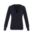 Bleu marine - Front - Premier - Cardigan ESSENTIAL - Femme