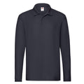 Bleu marine foncé - Front - Fruit of the Loom - Polo PREMIUM - Homme