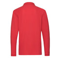 Rouge - Back - Fruit of the Loom - Polo PREMIUM - Homme