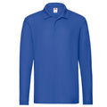 Bleu roi - Front - Fruit of the Loom - Polo PREMIUM - Homme