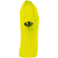 Jaune fluo - Side - Proact - T-shirt PERFORMANCE - Homme