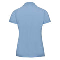 Bleu ciel - Back - Russell - Polo CLASSIC - Femme