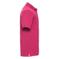 Fuchsia - Side - Russell - Polo CLASSIC - Homme