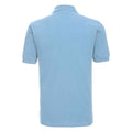 Bleu ciel - Back - Russell - Polo CLASSIC - Homme