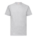 Gris chiné - Front - Fruit of the Loom - T-shirt VALUE - Adulte