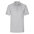 Gris chiné - Front - Fruit of the Loom - Polo - Homme