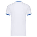 Blanc - Bleu roi - Back - Fruit of the Loom - T-shirt - Homme