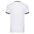 Blanc - Noir - Back - Fruit of the Loom - T-shirt - Homme