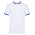 Blanc - Bleu roi - Front - Fruit of the Loom - T-shirt - Homme