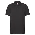 Noir - Front - Fruit of the Loom - Polo - Homme