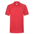 Rouge - Front - Fruit of the Loom - Polo - Homme