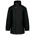 Noir - Front - Kariban - Parka - Homme