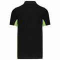 Noir - Vert clair - Back - Kariban - Polo - Homme