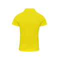 Jaune - Back - Premier - Polo - Femme