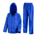 Bleu roi - Front - Result Core - Ensemble Combinaison de pluie - Enfant