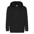 Noir - Front - Fruit of the Loom - Sweat CLASSIC - Enfant