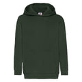 Vert bouteille - Front - Fruit of the Loom - Sweat CLASSIC - Enfant