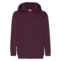 Bordeaux - Front - Fruit of the Loom - Sweat CLASSIC - Enfant