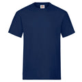 Bleu marine - Front - Fruit of the Loom - T-shirt - Adulte