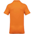 Orange - Back - Kariban - Polo - Homme