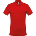 Rouge - Front - Kariban - Polo - Homme