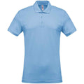 Bleu ciel - Front - Kariban - Polo - Homme