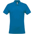 Bleu tropical - Front - Kariban - Polo - Homme