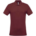 Bordeaux - Front - Kariban - Polo - Homme