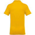 Jaune - Back - Kariban - Polo - Homme