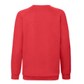 Rouge - Back - Fruit of the Loom - Sweat PREMIUM - Enfant