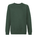 Vert bouteille - Front - Fruit of the Loom - Sweat PREMIUM - Enfant