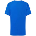 Bleu roi - Back - Fruit of the Loom - T-shirt ICONIC PREMIUM - Enfant